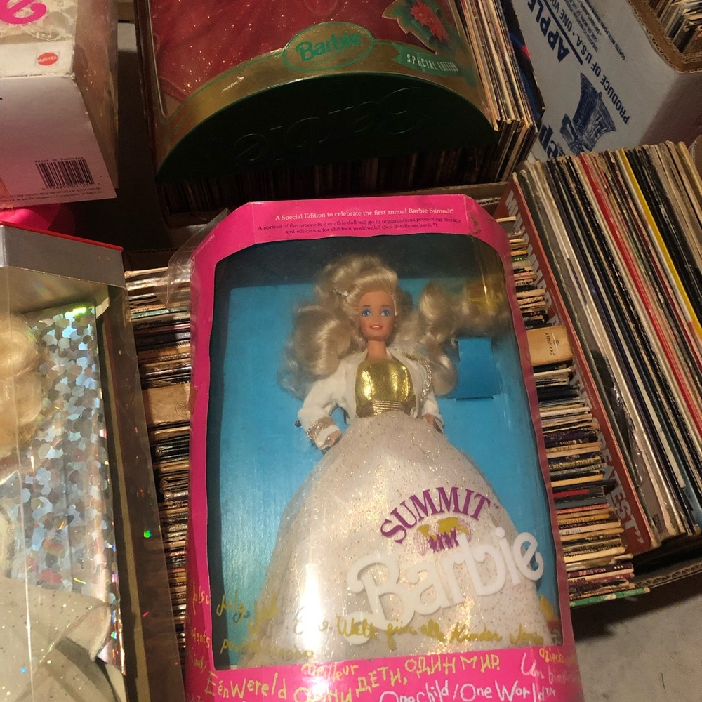 Barbie Summit Doll in Gold and White Gown
